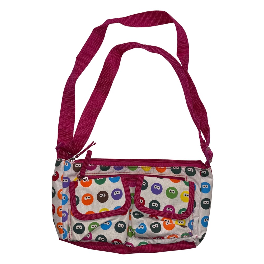 Disney Club Penguin Puffle Crossbody Bag Pink White Multi Color Y2K Mini Purse